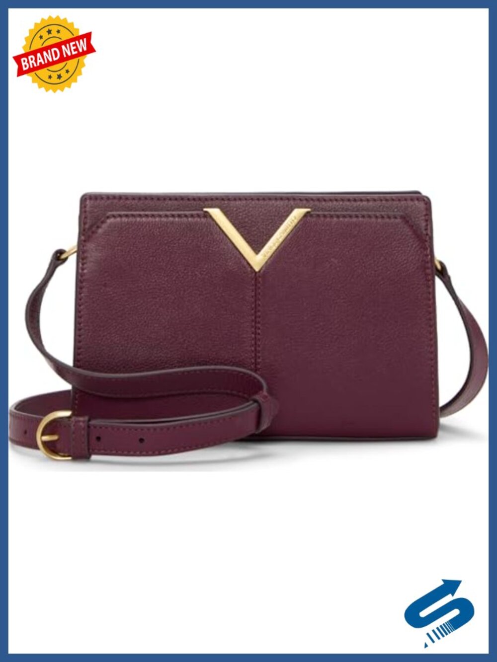 Satchel Crossbody Bag with Zipper Closure